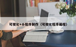 南县可视化+小程序制作（可视化程序编程）